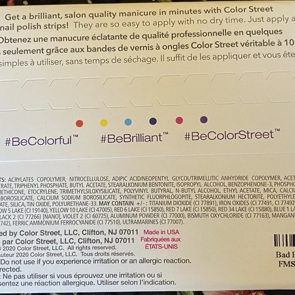 Color Street Nail Strips ~ Bad Blood - Picture 2 of 6